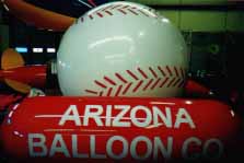helium baseball shape balloon